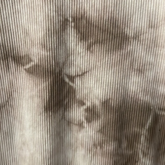 NWOT Final Touch Womens Small Tan Tie Dye Ribbed Dress - Picture 6 of 7